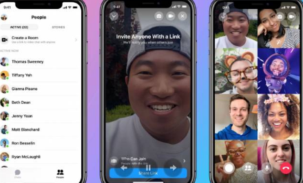 Facebook推出不超过50人的MessengerRooms